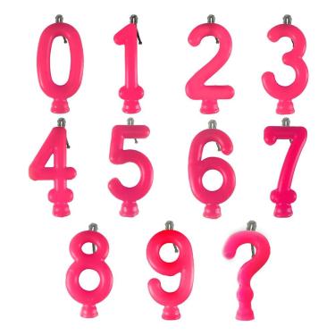 Imagem de Vela De Aniversário Neon Pink Modelo ?