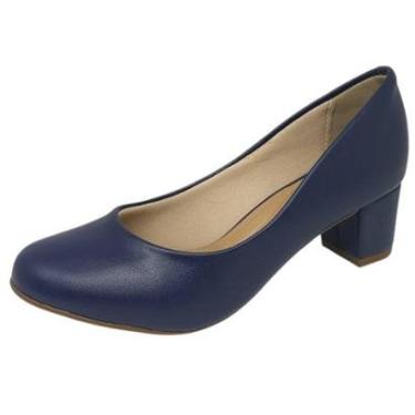 Imagem de Sapato Feminino Salto Médio Elegante Conforto Beira Rio-Feminino
