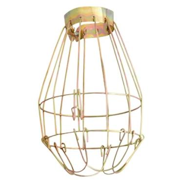 Imagem de ＡＷＨＡＯ Suporte Dourado para Lâmpada de Aquecimento de Répteis, com Proteção Anti-queimadura, Ideal para Tartarugas E Pássaros.