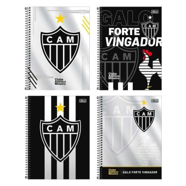Imagem de Cad.Espiral Univ.C.Dura 10M Tilibra Atletico Minei.4X160fls