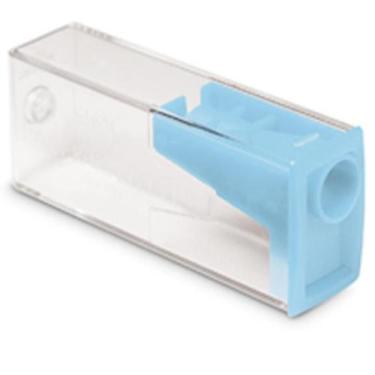 Imagem de Apontador Com Depósito Retangular Pastel - Faber Castell, Azul