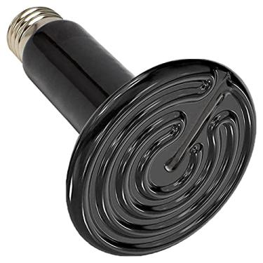 Imagem de Lâmpada de calor para répteis 200W 110-130V aquecimento cerâmica infravermelha com base E27 anfíbios