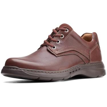 Imagem de Clarks Un Brawley Pace Mahogany Tumbled Leather 9 4E - Extra Wide