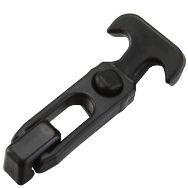 Imagem de Lolink T-Handle Hasp Draw Latch, travas de borracha para caixa de ferramentas, refrigerador, baú de gelo, carrinho de golfe ou capô de máquina de engenharia (preto, 2 peças)