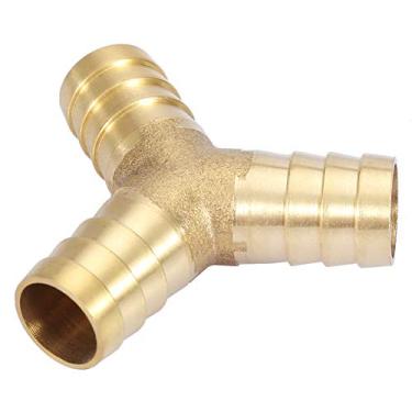 Imagem de Generic Conector Farpado Em Latão y, Encaixe de para Gás de água e Ar, 5/8 "od, Junta de Mangueira de 3 Vias para Ferramenta Elétrica, Tubulação de Gás Doméstica (16mm(1 unidade))