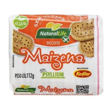Imagem de Biscoito de Maizena Vegano sem Glúten Natural Life 112g