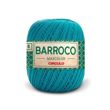 Imagem de Barbante Barroco Maxcolor Fio 4 200g 338m Círculo Novelo Crochê Tricô Artesanato Tapetes Souplás (2930 - NETUNO)