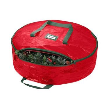 Imagem de Bolsa De Armazenamento Grande Para Guirlanda De Natal Redonda, Imperme
