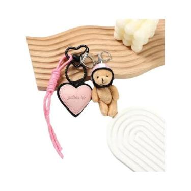 Imagem de Pingente De Urso Para Chaveiro DIY, Decoração Charmosa, Acessórios Par