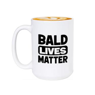 Imagem de Bald Lives Matter Caneca Baldi Café Caneca de Piada Careca Caneca Sarcástica Berserk Chávena de Chá Piada Aniversário Dia dos Pais Presente Para Homens Carecas Namorado Caneca Engraçada Para Pai