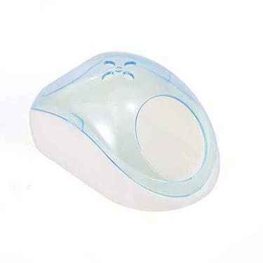 Imagem de Banheiro Sanitário de Areia para Hamster com Paleta e Pequenos Animais Estimação Saúde Pelos Pele Limpos Solução Limpeza Natural