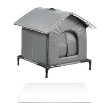 Imagem de FashionCha Casinha de gato para exterior, casinha para gatinhos, tenda para gatos, abrigo para gatos de rua no inverno, comunitária, S