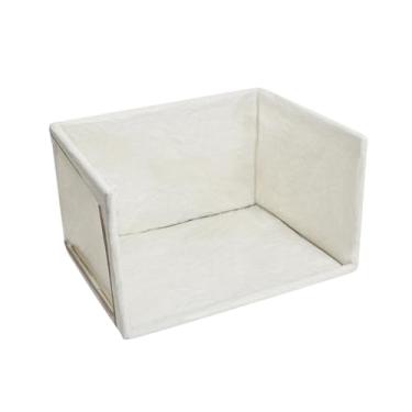 Imagem de Fenteer Suporte para tapete higiênico para cães com laterais altas, caixa de areia para cães, banheiro portátil à prova de respingos, protetor