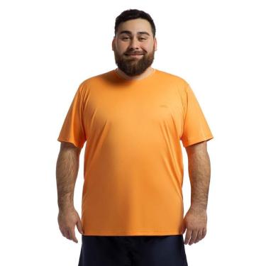 Imagem de Camiseta Essential Olympikus Masculina Plus Size G1 Laranja-Masculino
