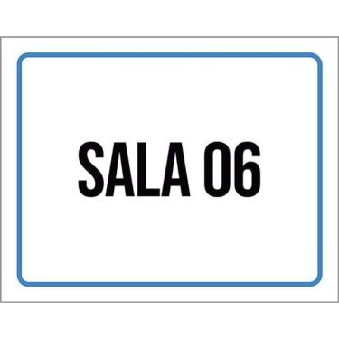 Imagem de Kit 3 Placas Sala 6 Setor 36X46