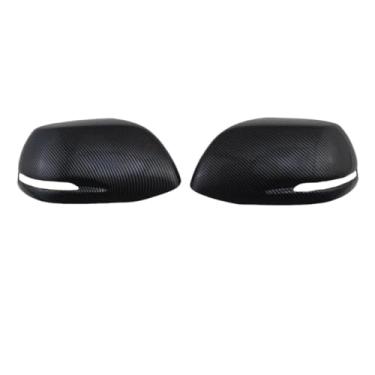 Imagem de Yoyo decoração do carro acessórios retrovisores porta lateral de carbono espelho cobre guarnição 2012 2013 2014 2015 2016 Compatível com honda crv vezel