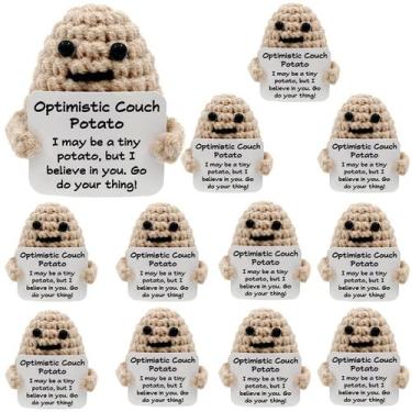 Imagem de Conjunto de bonecas de pelúcia Gkuzus Positive Gift Crochet Potato, 12