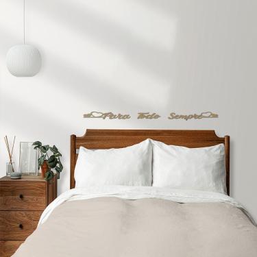 Imagem de Palavra Decorativa Mdf Corte Laser Modelo 2 Cru