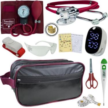 Imagem de Kit Enfermagem Aparelho Pressão Esteto Frete Grátis Promocao - Love Sa