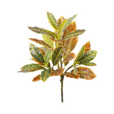 Imagem de Grandes Ramos De Árvore Banyan Artificial Com Folhas Vermelhas Falsas 