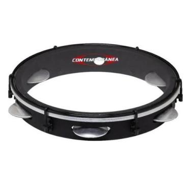 Imagem de Pandeiro 11" Contemporânea 83LBK - Nylon Light Transparente - Contempo