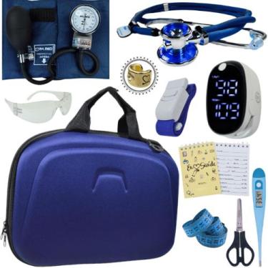 Imagem de Kit Enfermagem Maleta Completo Super Luxo + Monitor Glicose - Love Sau