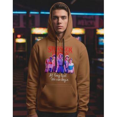 Imagem de Moletom Capuz Stranger Things At Long Last We Con Begin - - Missionari