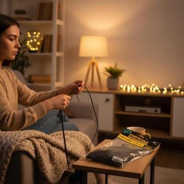 Imagem de Abraçadeira de Nylon 20cm x 7,6mm 50 Unidades Preta Resistência Alta p