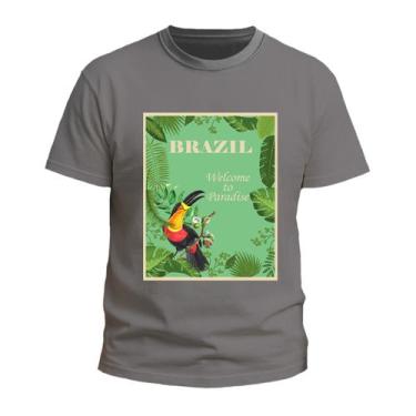 Imagem de Camiseta T-Shirt Clássica Tucano em Algodão Venus, Cinza, P
