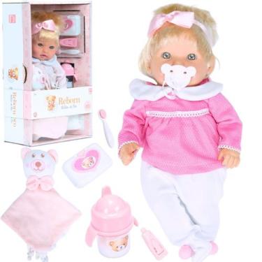 Imagem de Bebê Reborn Boneca Menina Rotina Do Dia Com Acessórios Roma