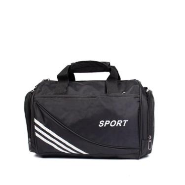 Imagem de Bolsa Unissex RDN Travel Gym Bag Sport Pequena Preto/branco-Unissex