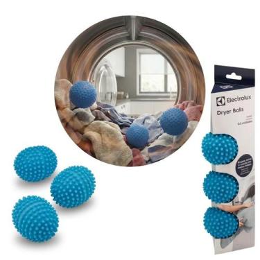 Imagem de Bolas de Secagem Electrolux para Secadoras Dryer Balls Kit 3 Bolas