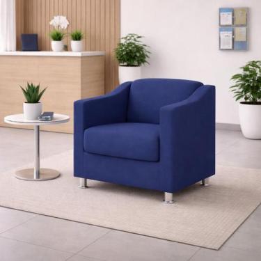 Imagem de Poltrona Decorativa Recepção Cadeira Manicure Cores - Balaqui Decor, A