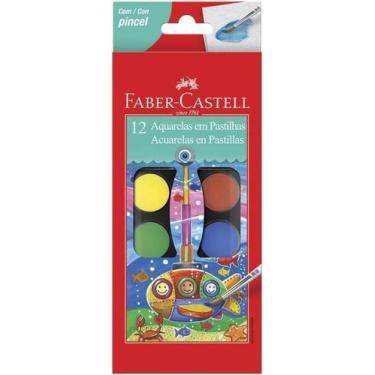 Imagem de Aquarela em Pastilha c estojo c 12 cores 19. 0012 - FABER CASTELL, 3