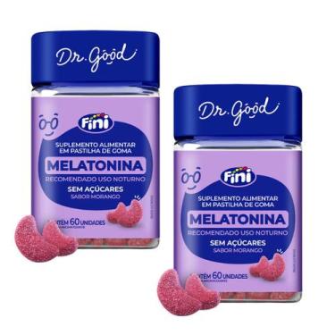 Imagem de Fini Melatonina Dr. Good Gummy 60 unidades, kit 2 unidades