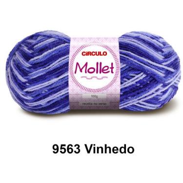 Imagem de Lã Fio Mollet Círculo 100g 200m Novelo Multicolor - Cores, 9563 - Vinh