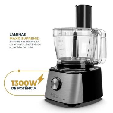 Imagem de Multiprocessador de Alimentos Britânia 1300W Preto 5 em 1 - 110v OU 22