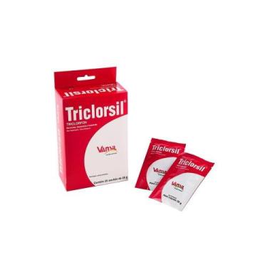 Imagem de Triclorsil Antiparasita Vansil Sache 20g - Embalagem com 25 unidades