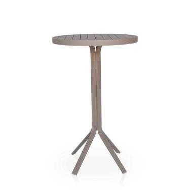 Imagem de Mesa Bistrô Alta Para área Externa, Gourmet, Churrasqueira E Jardim - Cappuccino