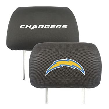 Imagem de FANMATS Capas para encosto de cabeça NFL Los Angeles Chargers, cores do time, tamanho único