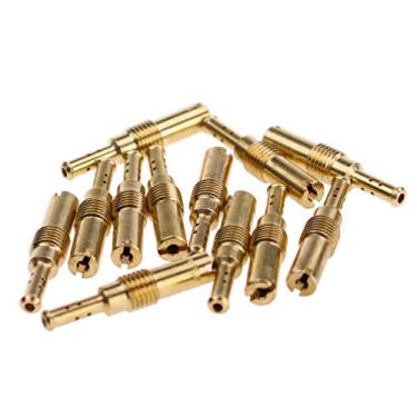 Imagem de Glixal Slow Pilot Idle Jet para Keihin OKO KOSO CVK GY6 Carburador ATV UTV Buggy Scooter Moped Dirt Bike, 32,35,38,40,42,45,48,50,52,55,58,60 (conjunto de 12 peças)