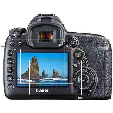 Imagem de Película protetora de tela 1DX Mark II para câmera Canon EOS 1DX Mark II/I DSLR, ULBTER EOS 1DX MK 2 ultra transparente 0,3 mm 9H película protetora de tela de vidro temperado, antiarranhões, antidigitais, antipoeira [pacote com 3]