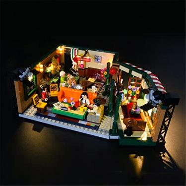 Imagem de YEABRICKS Kit de luzes LED para-21319 ideias Friends Central Perk modelo de blocos de construção (excluindo o kit de construção)