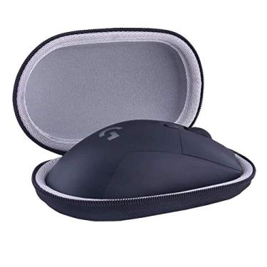 Imagem de WERJIA Capa rígida de viagem para mouse gamer sem fio Logitech G Pro/Logitech G703 Lightspeed