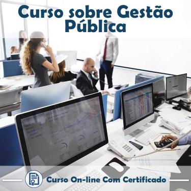 Imagem de Curso online em videoaula sobre Gestão Pública com Certificado + 2 brindes