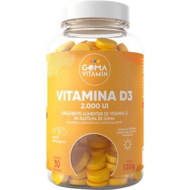 Imagem de Vitamina D3 2.000 Ui 30 Gomas - Goma Vitamin Sabor Tutti-Frutti