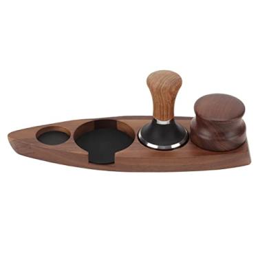 Imagem de Conjunto de suporte de distribuidor Hammer Rack de café em forma de barco para café, restaurante, bar, casa, cozinha, madeira, café, café, café, café, restaurante, bar, cozinha