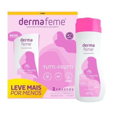 Imagem de Dermafeme Sabonete Líquido Íntimo Teen 200Ml Branco 2 Unidades