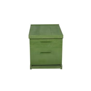 Imagem de Caixa Abelhas Langstroth Eucalipto Verde 1 melgueira c/arame