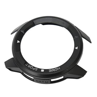 Imagem de Relógio Protetor Caso Duro Caso Protetor para Relógio Inteligente Portátil Escritório Correndo (Preto e branco)